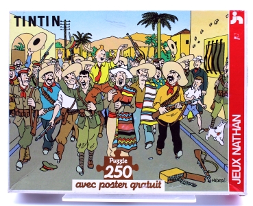 Tim und Struppi TINTIN Puzzle 250 Teile, Motiv "Der Arumbaya-Fetisch"